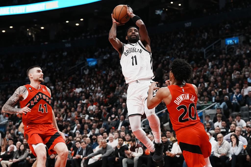 Irving has 29 points to lead Brooklyn Nets over depleted Toronto Raptors 112-98