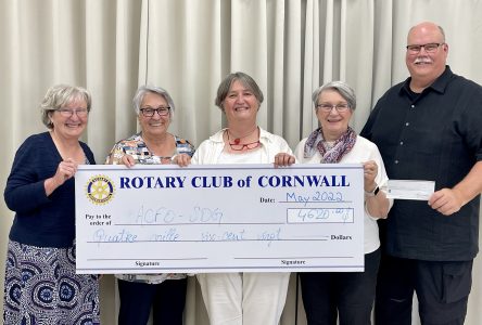 Cornwall Rotary Club donates $4,620 to support Ukrainian families!