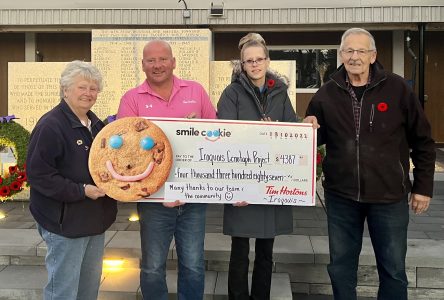 Smile Cookie Campaign Raises $4,387 for Iroquois Cenotaph Project