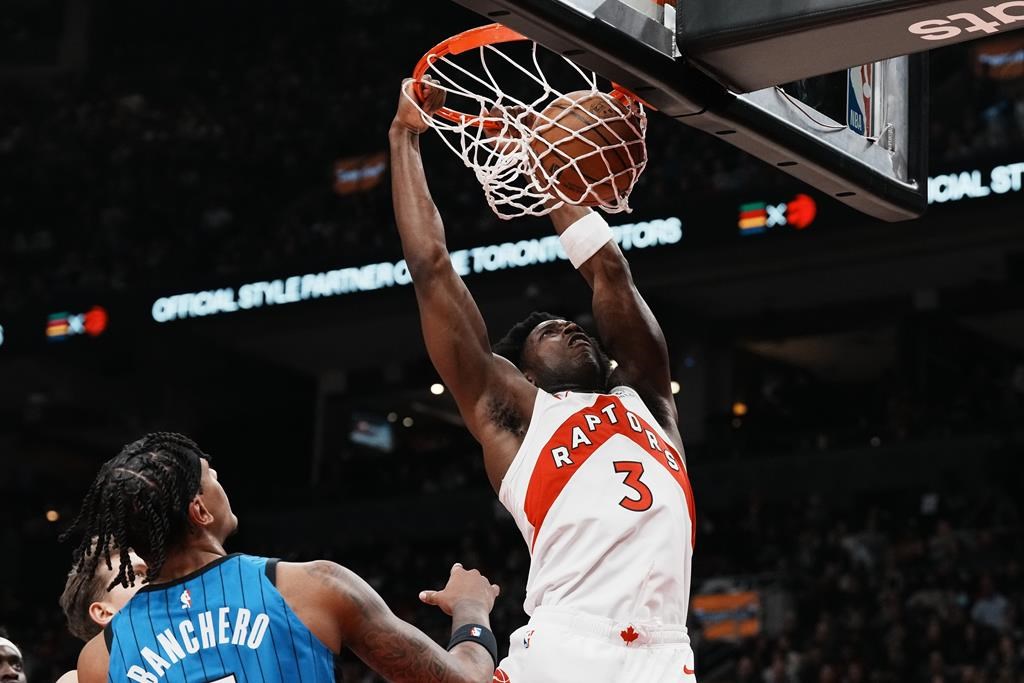 Anunoby pours in 32 points in Raptors’ 121-108 win over Orlando