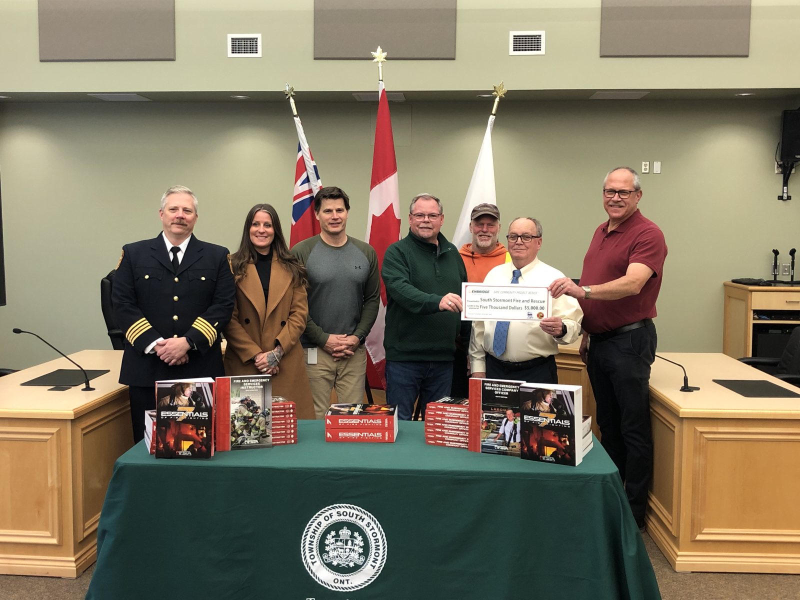 Enbridge Gas Assists South Stormont Fire and Rescue in Supporting Firefighter Training