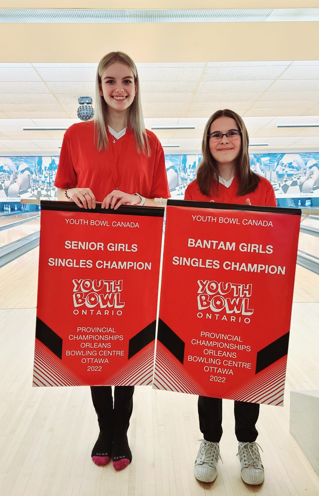 Peyton Robertson, 10, and Chloe Russell, 17, Headed to Bowling Nationals