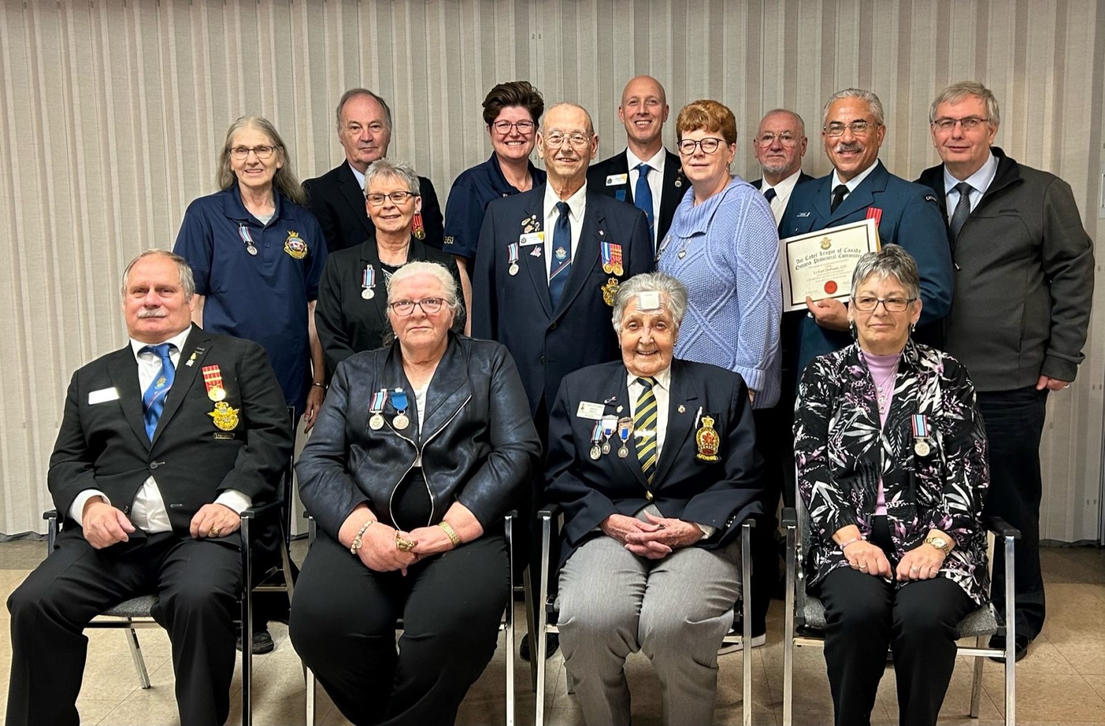 The Air Cadet League of Canada Honours Local Volunteers