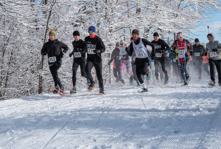 RECORD NUMBERS FOR SNOWSHOE RACE