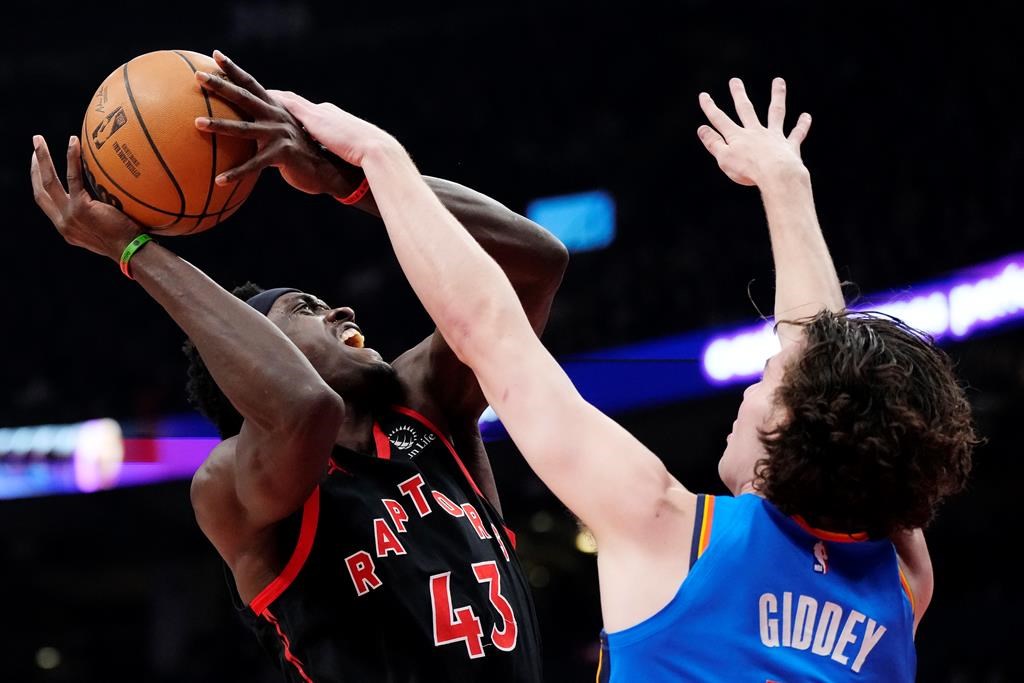 Pascal Siakam’s double-double lifts Raptors over visiting Thunder 128-111