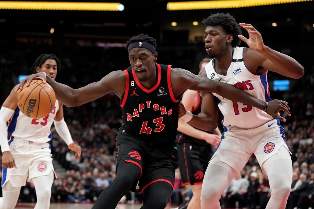 Siakam’s 32-point, nine-assist effort lifts Raptors to 118-97 win over Pistons