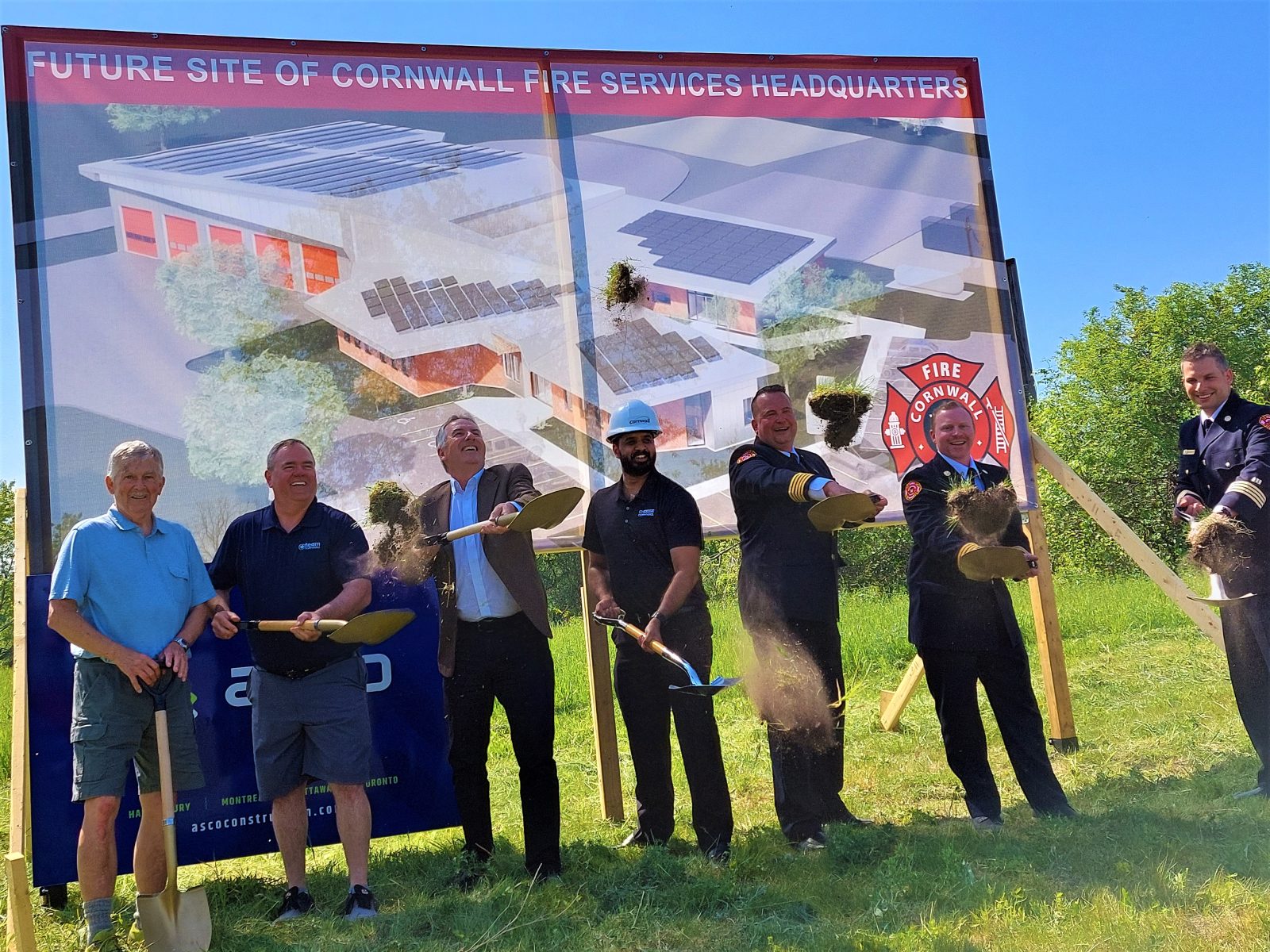 Future Cornwall Fire Station Headquarters and Training Centre breaks ground