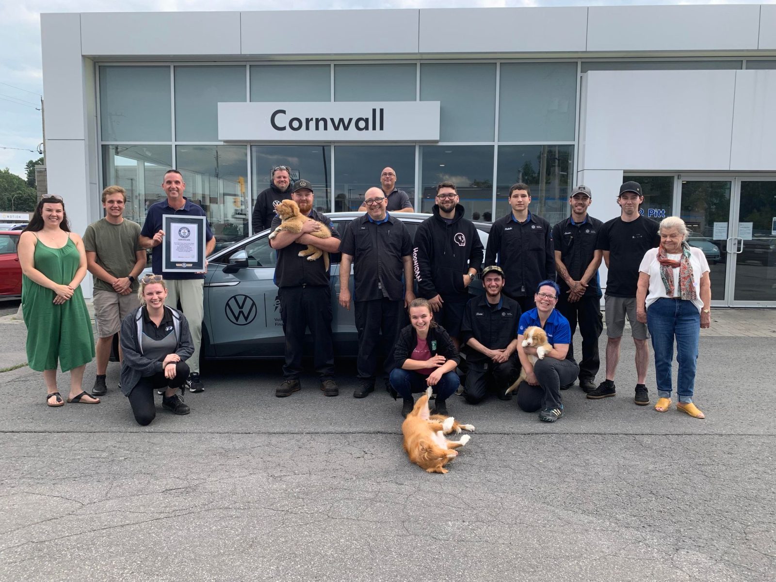 Cornwall Volkswagen Celebrates Guinness World Record