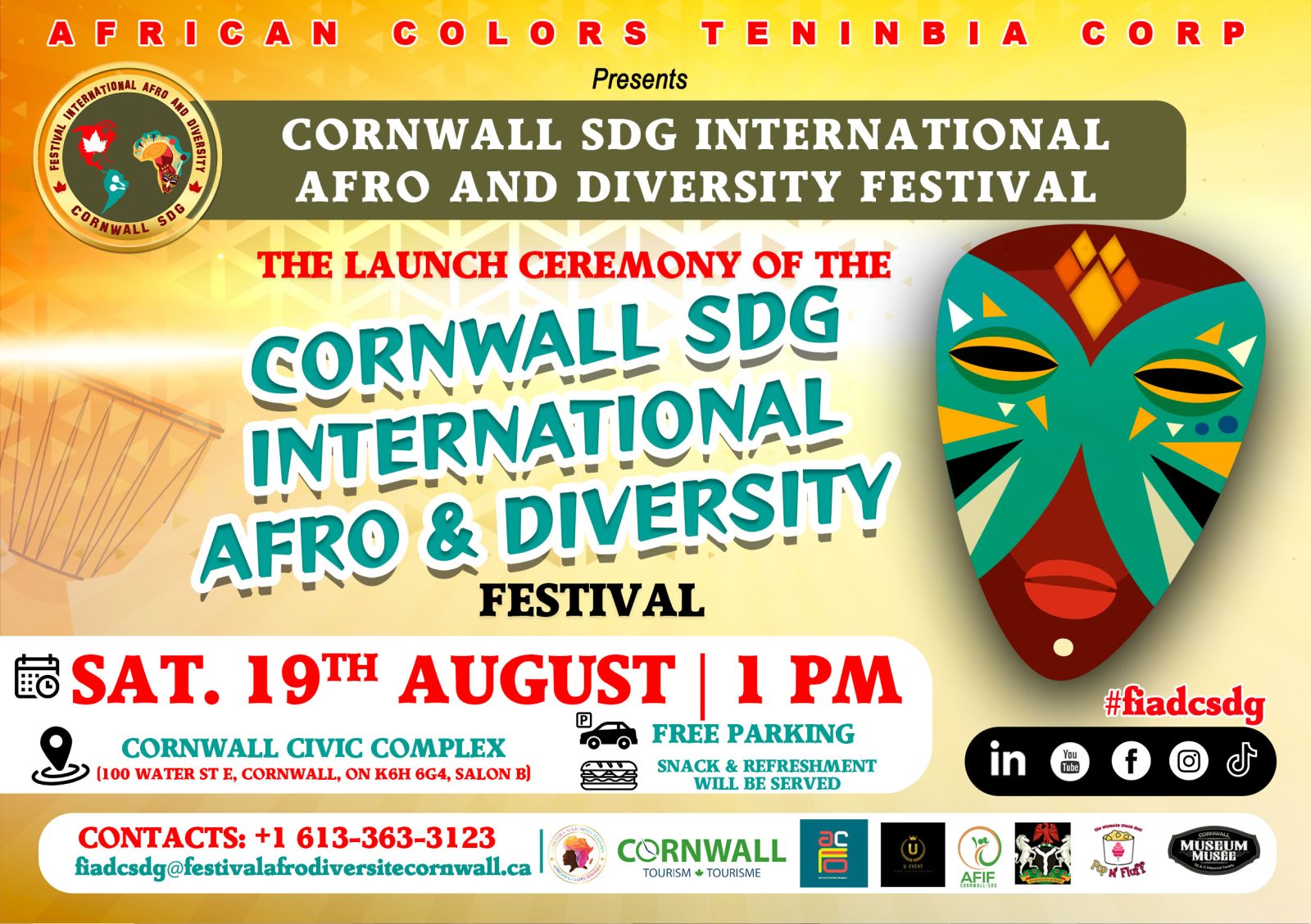 Cornwall SDG International Afro and Diversity Festival Launch