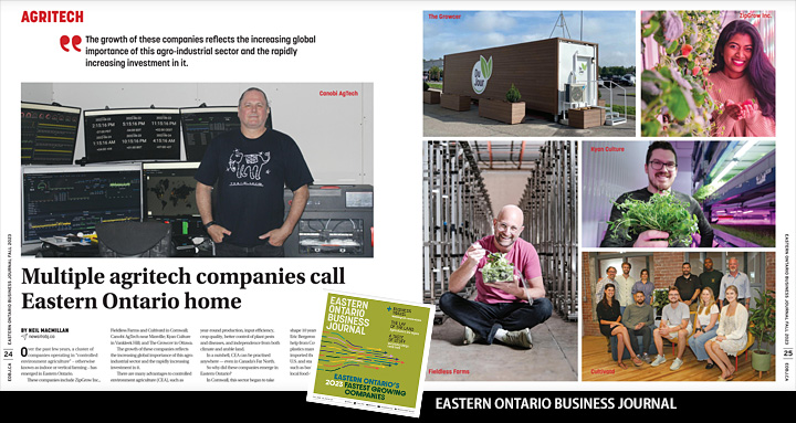 Cornwall Profiled in the 5th Edition of the Eastern Ontario Business Journal