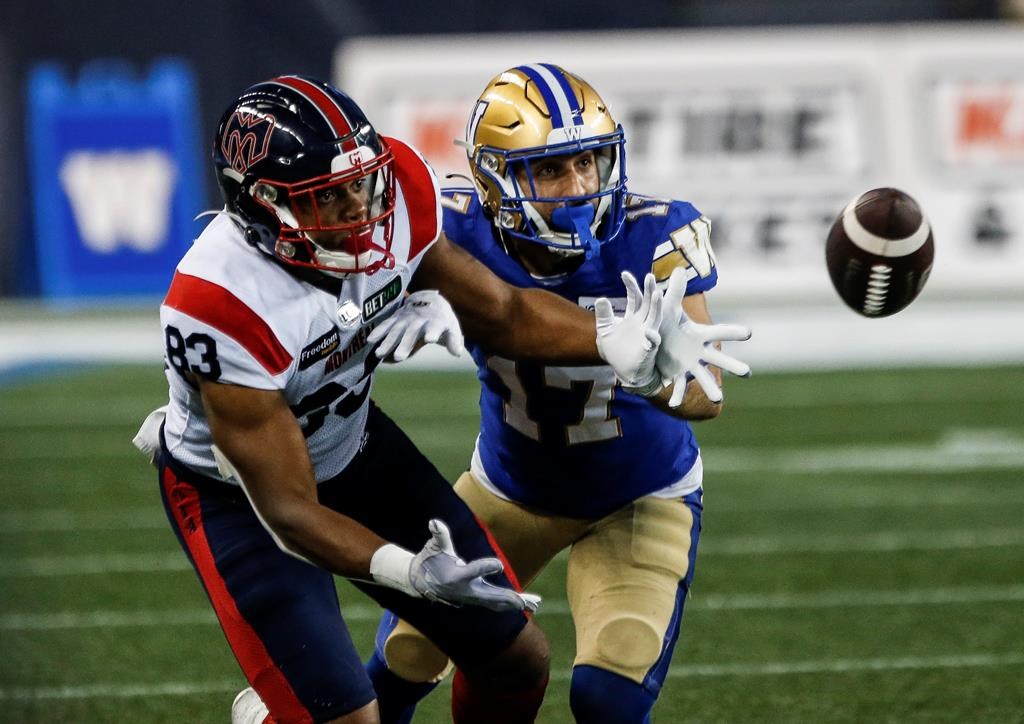 Winnipeg Blue Bombers, Montreal Alouettes to meet for first time in Grey Cup