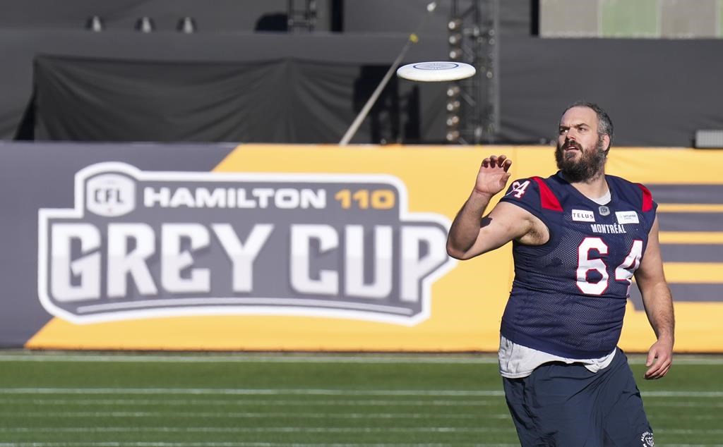Sun shines on Bombers and Alouettes ahead of 110th Grey Cup in Hamilton