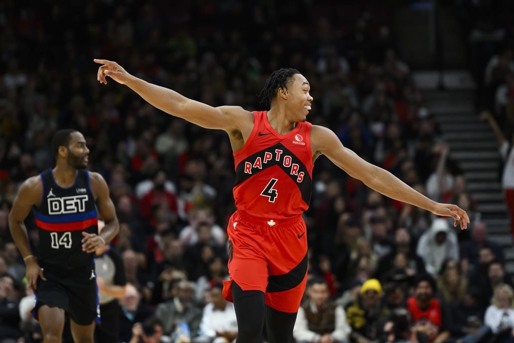 Raptors hammer visiting Pistons 142-113 as Anunoby returns from three-game absence