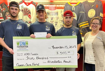 Winchester Hawk’s ‘Pink in the Rink’ Supports Chemotherapy Patients at WDMH