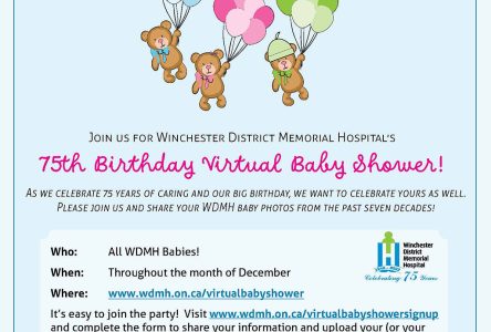 Oh Baby! Join us for WDMH’s 75th Birthday Virtual Baby Shower!