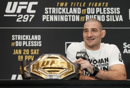 UFC champion Sean Strickland comes as advertised — R-rated and with no self-edit