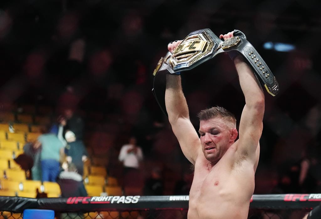 Dricus Du Plessis wins middleweight title after gruelling war of attrition at UFC 297