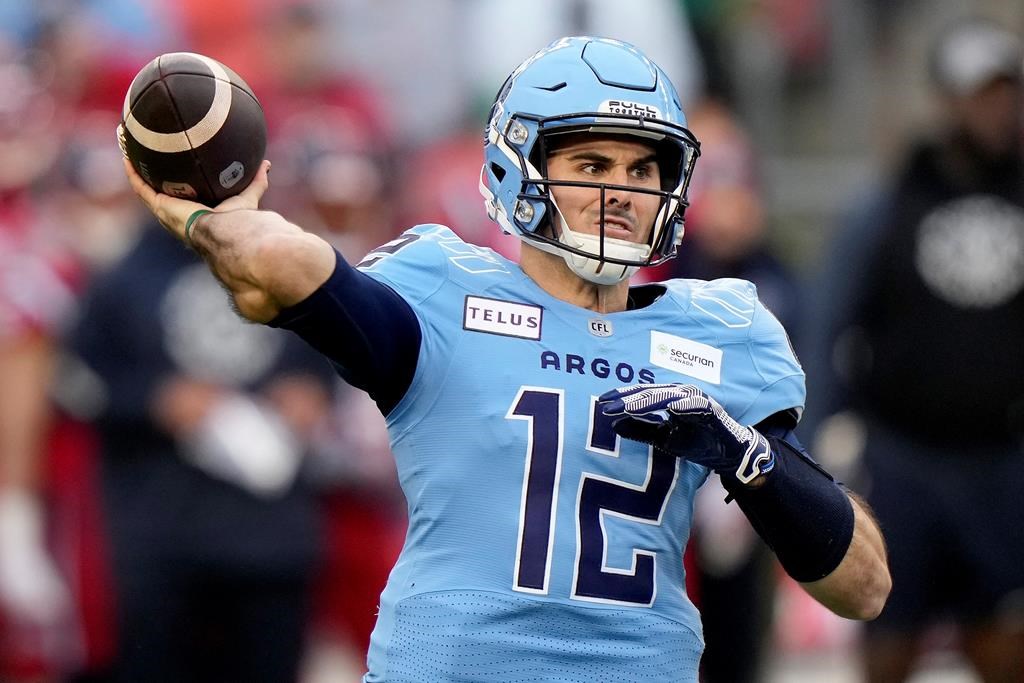 CFL says it is investigating allegations against Argos, quarterback Chad Kelly