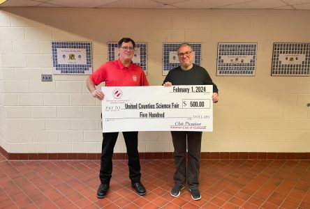 Kinsmen’s donation to Culture and The Arts
