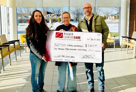 Walker Climate Care donates funds from their “WeCare Gives Back”