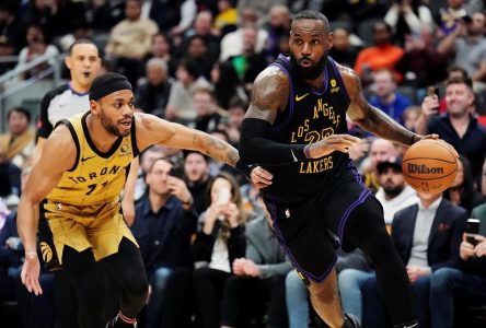 Russell leads Lakers past Raptors 128-111; Toronto’s losing skid stretches to 14