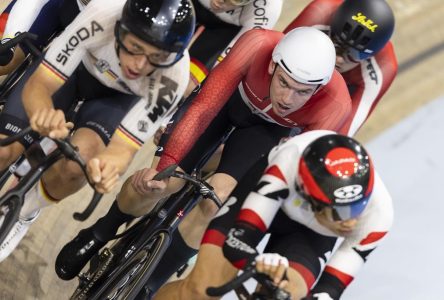 Canada’s Bibic takes gold, men’s sprint team wins bronze at UCI Track Nations Cup