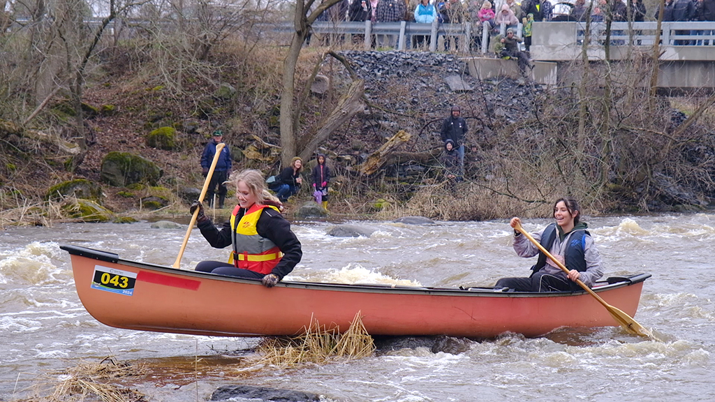 Paddlers Brave Rapids and Cold Weather during RRCA’s 51st Raisin River Canoe Race