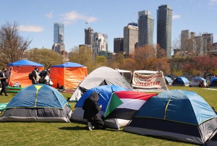 Students set up pro-Palestinian encampment protest at University of Toronto