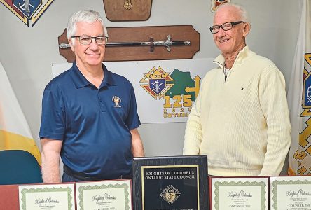 Cornwall Knights recognized at convention